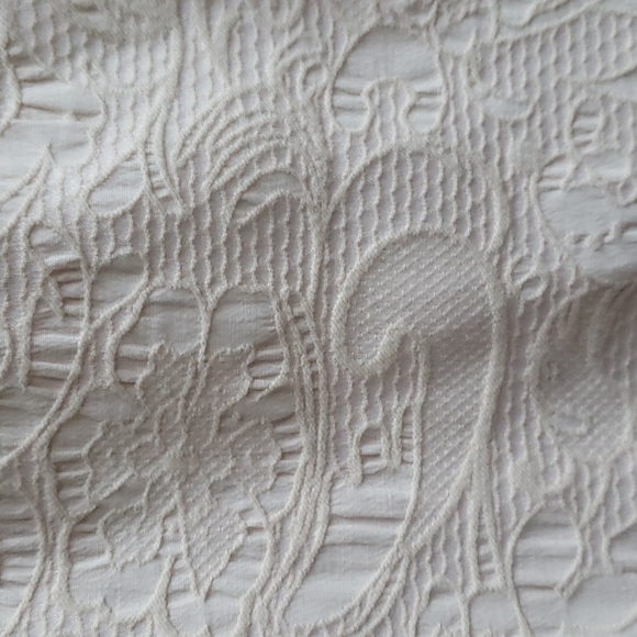 Belle Badgley Mischka Peplum Textured Cocktail Dress Sz10 - Picture 2 of 8